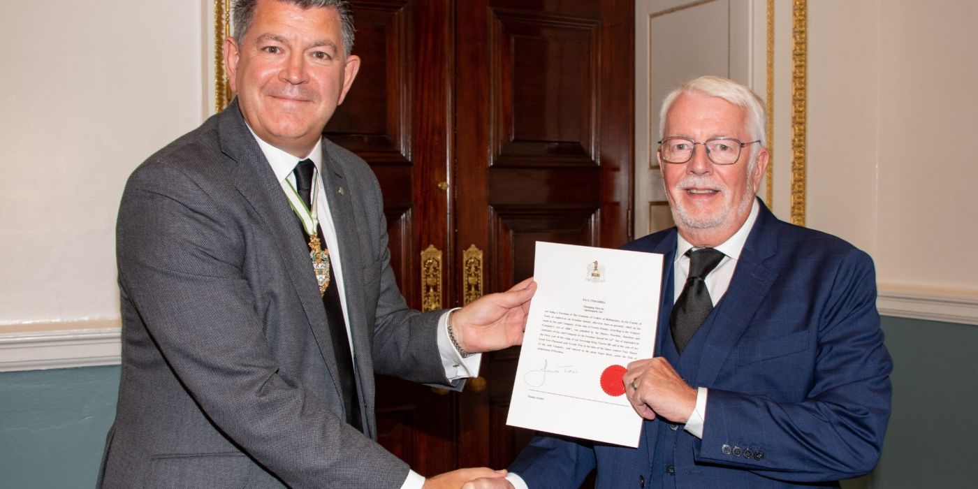 Doncaster Engineering boss becomes Freeman of the Company of Cutlers