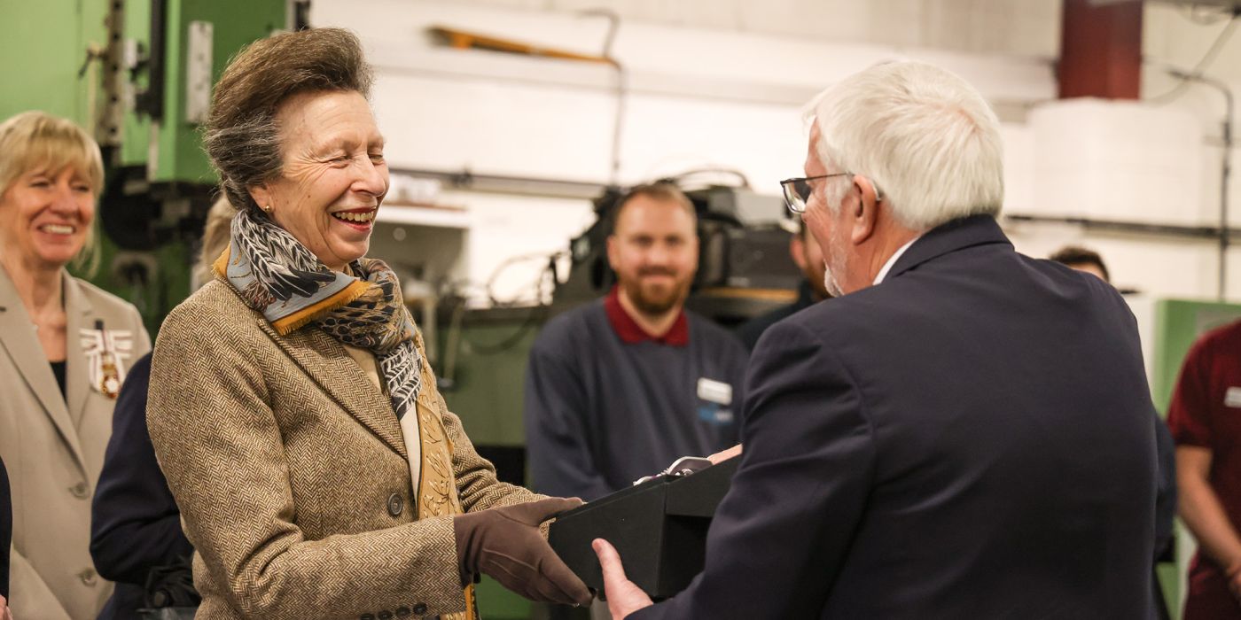 Precision engineering excellence honoured during visit by The Princess Royal