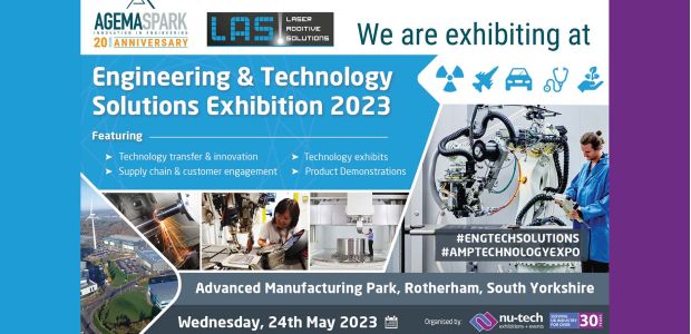 Agemaspark and Laser Additive Solutions collaborate at leading engineering exhibition